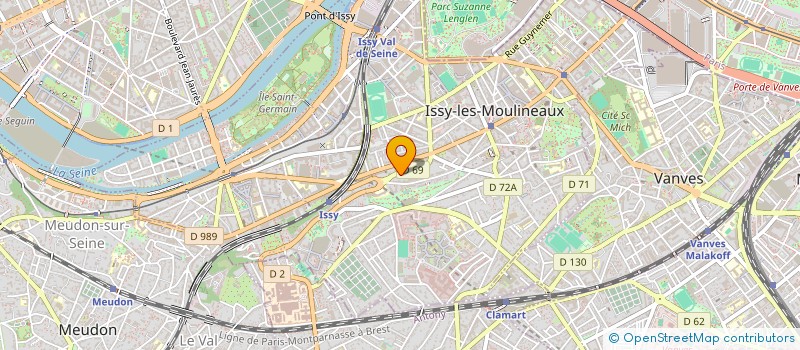 localisation de l'entreprise SCI ARC EN CIEL à ISSY-LES-MOULINEAUX
