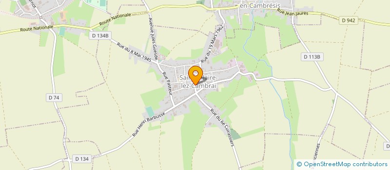 localisation de l'entreprise SCI ARC EN CIEL  SAINT-HILAIRE-LEZ-CAMBRAI