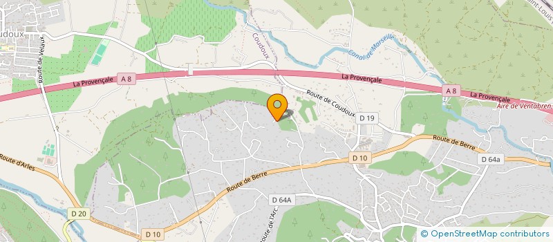 localisation de l'entreprise SCI ARC EN CIEL  VENTABREN