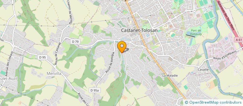 localisation de l'entreprise SCI ARC EN CIEL à CASTANET-TOLOSAN