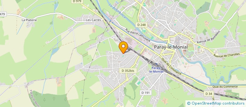 localisation de l'entreprise SCI ARC EN CIEL  PARAY-LE-MONIAL