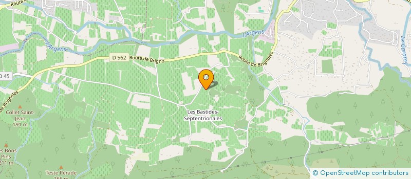 localisation de l'entreprise SCI ARC EN CIEL  CARCES