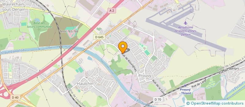 localisation de l'entreprise SCI ARC EN CIEL  PROUVY