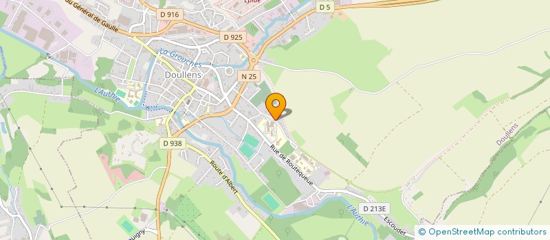 localisation de l'entreprise SCI ARC-EN-CIEL  DOULLENS