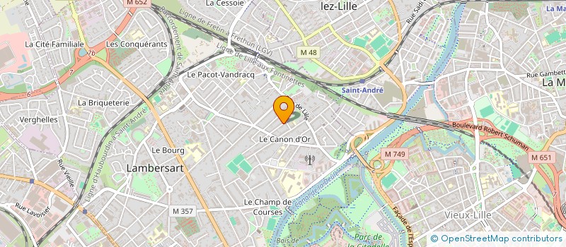 localisation de l'entreprise SCI ARC-EN-CIEL à LAMBERSART