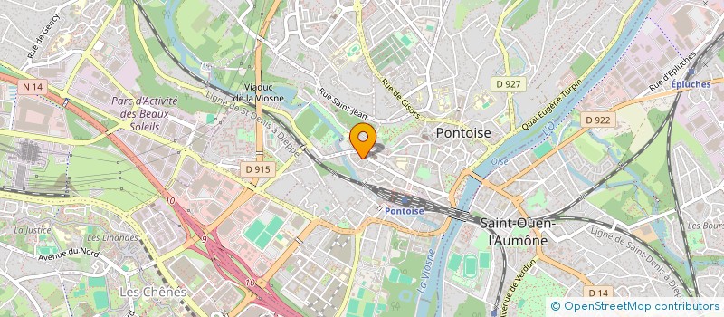 localisation de l'entreprise SCI ARC IRIS  PONTOISE