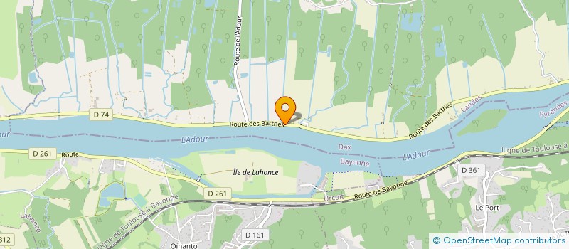 localisation de l'entreprise SCI ARC MASSETAN  SAINTE-MARIE-DE-GOSSE