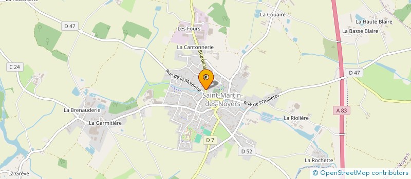 localisation de l'entreprise SCI ARC2M  SAINT-MARTIN-DES-NOYERS