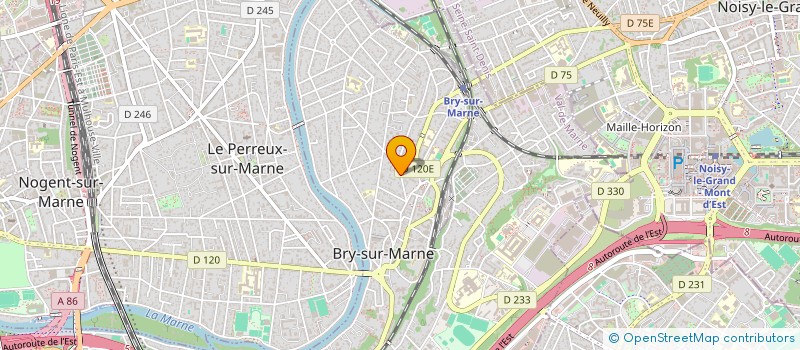localisation de l'entreprise SCI ARCA  BRY-SUR-MARNE
