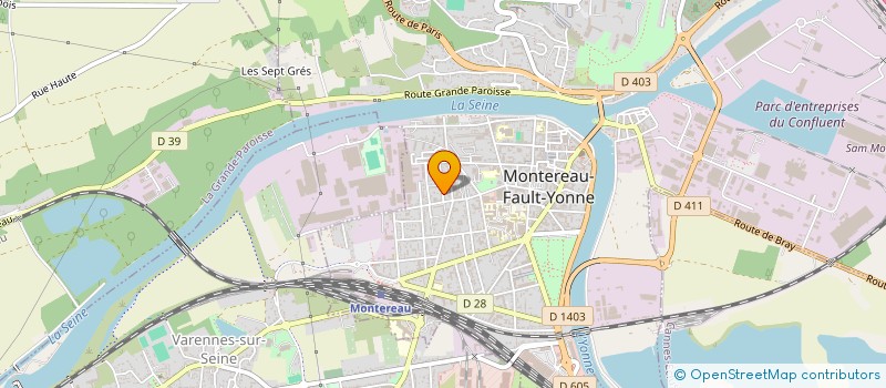 localisation de l'entreprise SCI ARCA à MONTEREAU-FAULT-YONNE