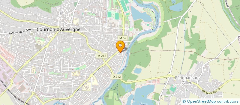 localisation de l'entreprise SCI ARCA  COURNON-D'AUVERGNE