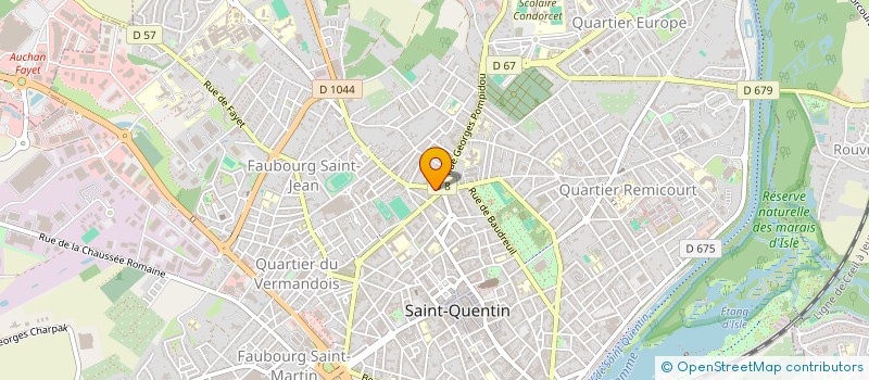 localisation de l'entreprise SCI ARCA à SAINT QUENTIN
