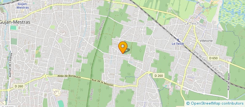 localisation de l'entreprise SCI ARCABAY  LE TEICH