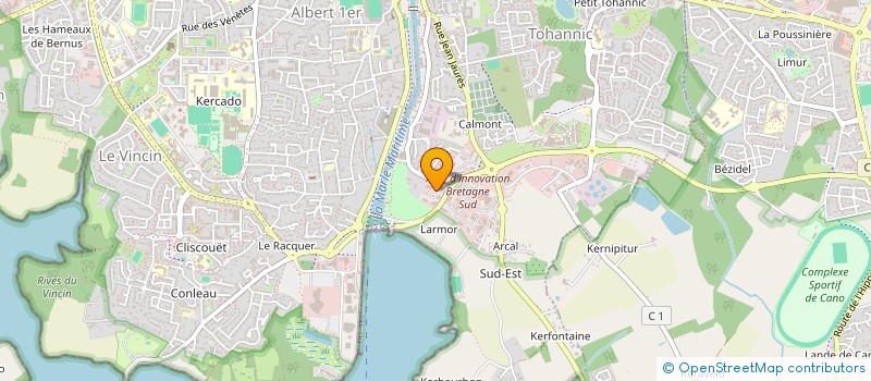 localisation de l'entreprise SCI ARCABIS à VANNES