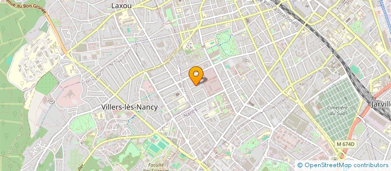 localisation de l'entreprise SCI ARCACHON  NANCY