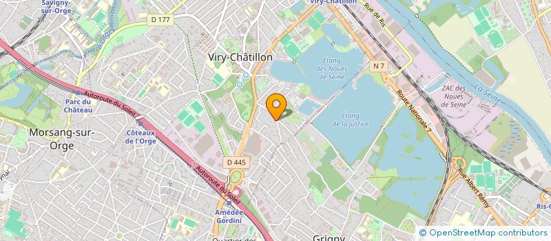 localisation de l'entreprise SCI ARCADA à VIRY-CHATILLON