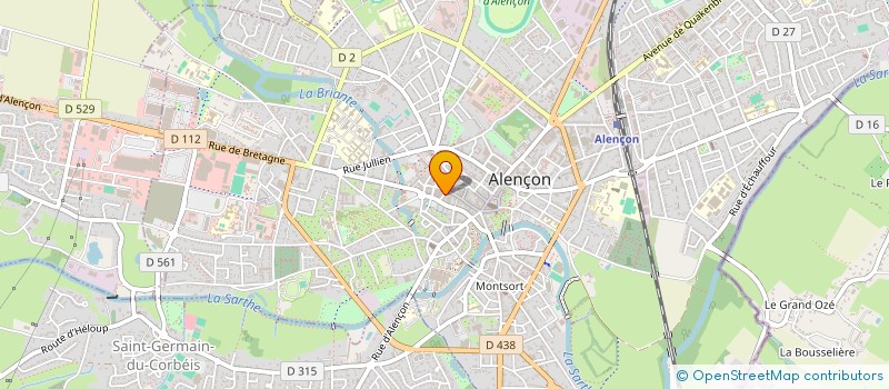 localisation de l'entreprise SCI ARCADAL à ALENCON