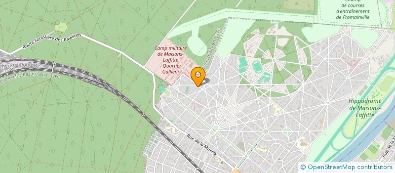 localisation de l'entreprise SCI ARCADE  MAISONS-LAFFITTE