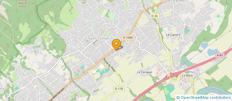localisation de l'entreprise SCI ARCADE à SAINT-ISMIER