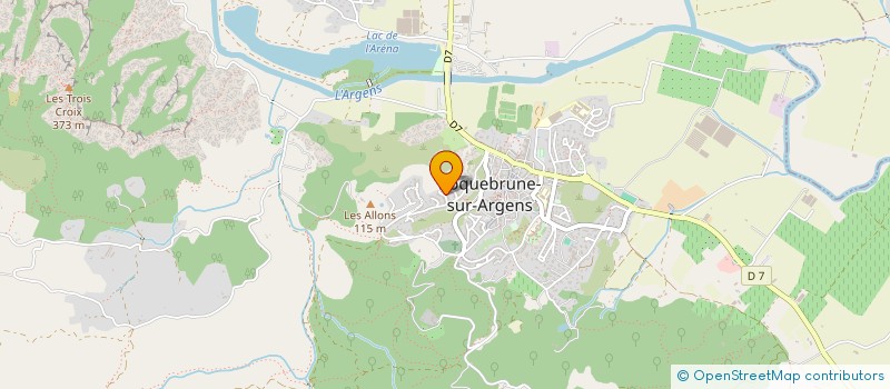 localisation de l'entreprise SCI ARCADE à ROQUEBRUNE-SUR-ARGENS