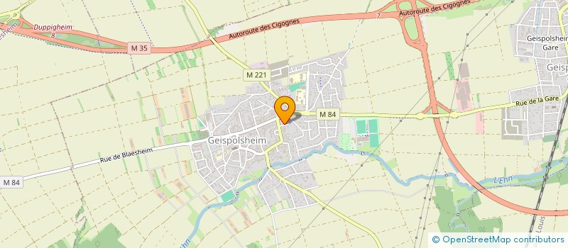 localisation de l'entreprise SCI ARCADE NIEDERBRONN BAINS  GEISPOLSHEIM