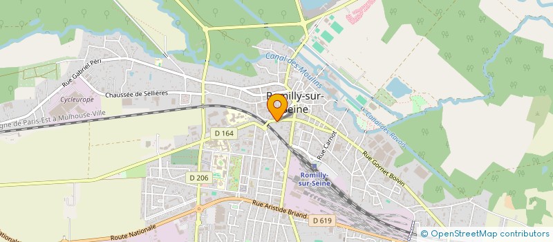 localisation de l'entreprise SCI ARCADE-PASQUIER  ROMILLY-SUR-SEINE