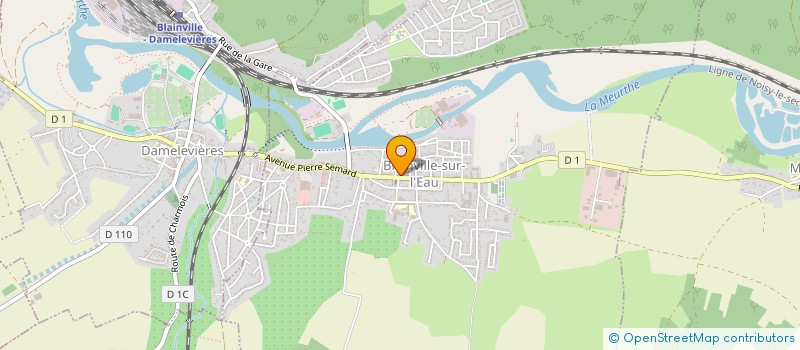 localisation de l'entreprise SCI ARCADE PROMOTION 2  BLAINVILLE-SUR-L'EAU