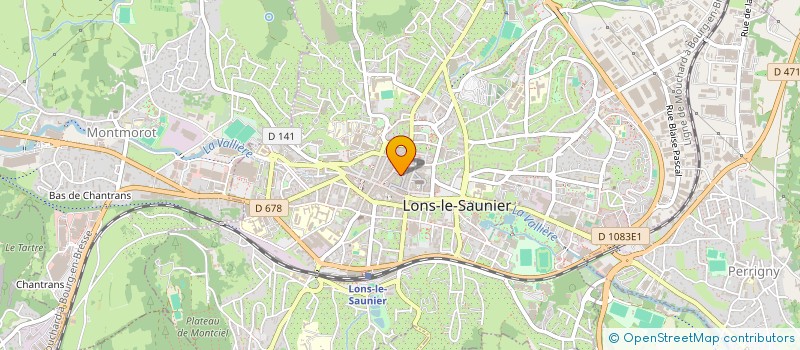 localisation de l'entreprise SCI ARCADES  LONS-LE-SAUNIER