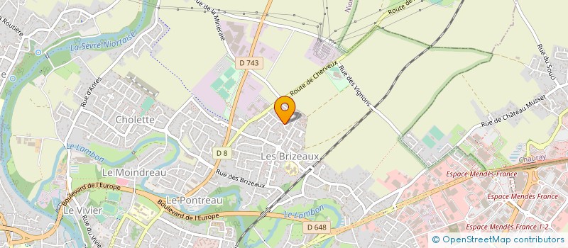 localisation de l'entreprise SCI ARCADES à NIORT