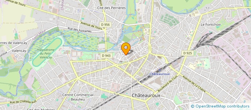 localisation de l'entreprise SCI ARCADES à CHATEAUROUX