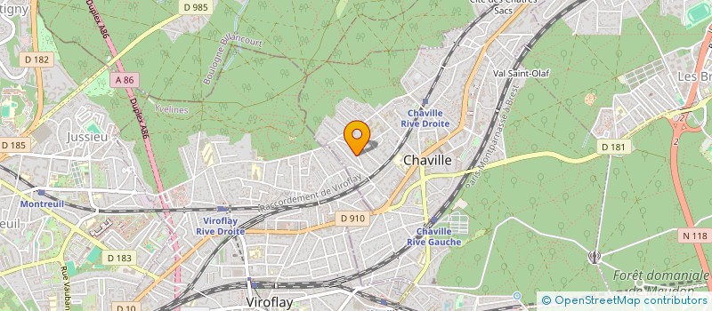 localisation de l'entreprise SCI ARCADES  CHAVILLE