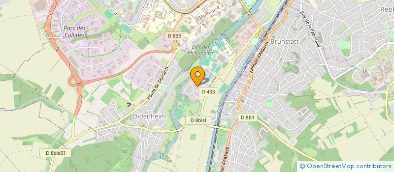 localisation de l'entreprise SCI ARCADIA  BRUNSTATT-DIDENHEIM