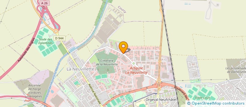 localisation de l'entreprise SCI ARCADIA  REIMS