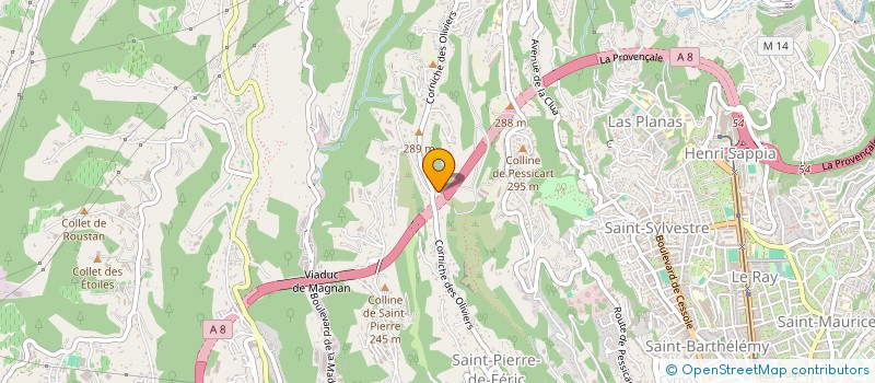 localisation de l'entreprise SCI ARCADIA  NICE