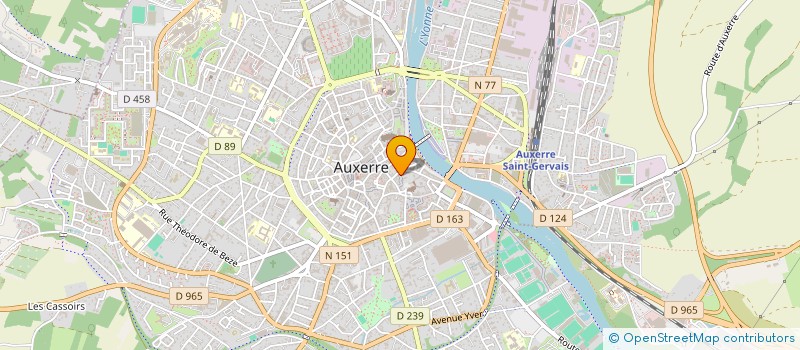 localisation de l'entreprise SCI ARCADIE à AUXERRE