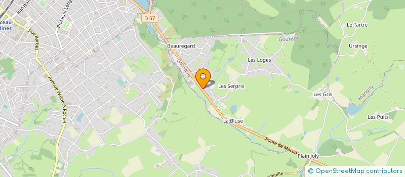 localisation de l'entreprise SCI ARCADIE IMMOBILIER  GOURDON