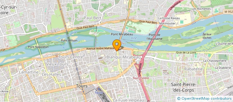 localisation de l'entreprise SCI ARCAE  TOURS