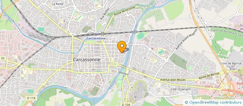 localisation de l'entreprise SCI ARCAMANI à CARCASSONNE