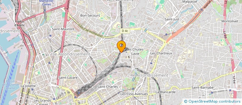 localisation de l'entreprise SCI ARCANA à MARSEILLE