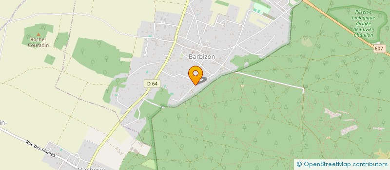 localisation de l'entreprise SCI ARCANA JCC  BARBIZON