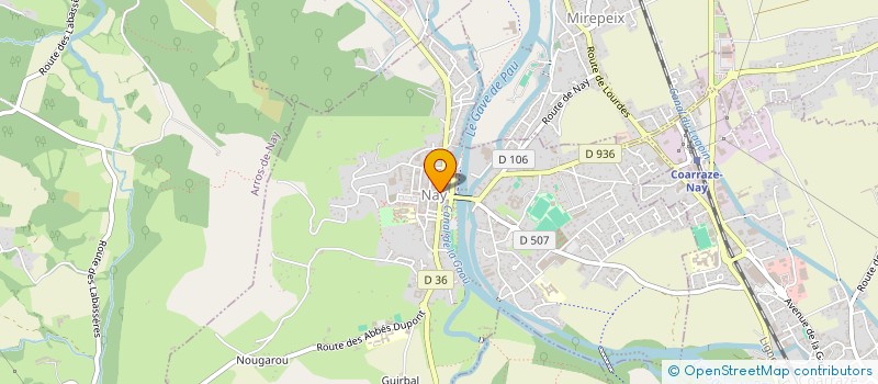 localisation de l'entreprise SCI ARCANAY à NAY