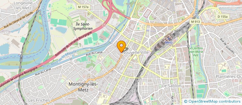 localisation de l'entreprise SCI ARCANDE à MONTIGNY-LES-METZ