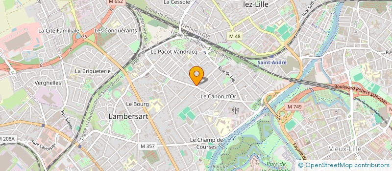 localisation de l'entreprise SCI ARCANE 2 à LAMBERSART