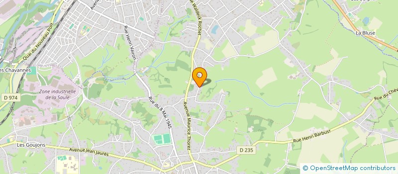 localisation de l'entreprise SCI ARCANE  SAINT-VALLIER