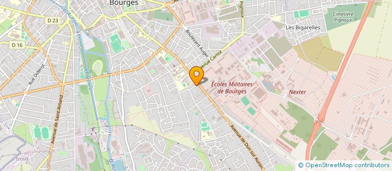 localisation de l'entreprise SCI ARCANE  BOURGES