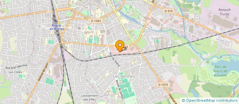 localisation de l'entreprise SCI ARCANE à BOURG-EN-BRESSE