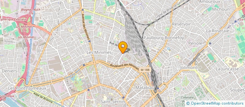 localisation de l'entreprise SCI ARCANGE à TOULOUSE