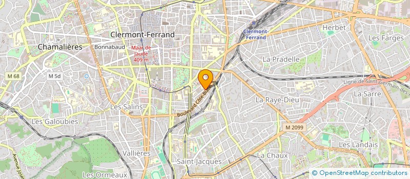 localisation de l'entreprise SCI ARCANIS  CLERMONT-FERRAND