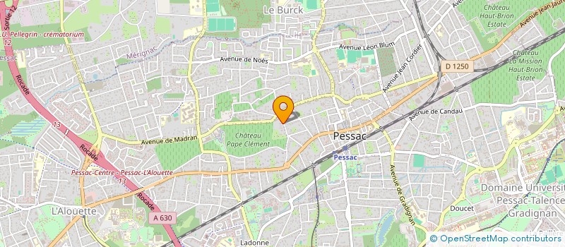 localisation de l'entreprise SCI ARCAPI à PESSAC