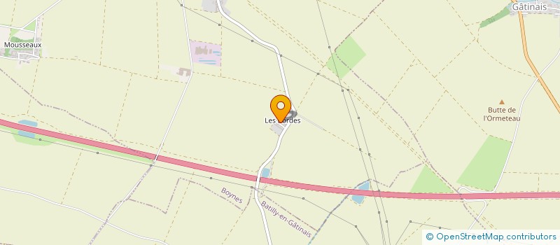 localisation de l'entreprise SCI ARCAREAN à BOYNES